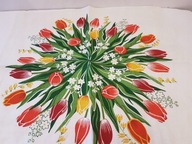 TULIPANY SERWETKA SKANDYNAW LNIANY FROSO HANDTRYCK