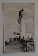 ZEEBRUGGE. PIARE AUT BOUT DU MOLE. POCZTÓWKA. OK. 1930.