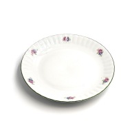 Talerz porcelanowy Chodzież vintage PRL kwiaty róże Polska porcelana 1970