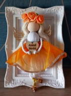 Aniołek handmade makrama