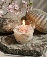 BIAŁY OGRÓD - Świeca artystyczna - Margaret-Arts