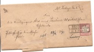 BYTOM -ZABRZE -list-koperta - obieg 1873 rok
