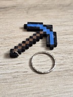 Breloczek Diamentowy Kilof Minecraft 3d - Brelok Druk3d fidget Keychain
