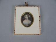 Obraz miniatura portretowa oryginalna - Jenny Lind