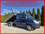 Iveco 35C15 3.0 Brygadowka Doka Wywrotka , Nowy Kiper 3-stronny 3.3m, Hyva