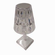 KRYSZTAŁOWA LAMPKA NOCNA LAMPA STOŁOWA BEZPRZEWODOWA USB DOTYKOWA