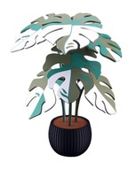 MONSTERA DELICIOSA VARIEGATA DEKORACJA UNIKATOWA ROŚLINA