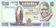 Zambia 10 Kwacha 1988
