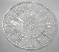 WYSOKIEJ KLASY KRYSZTAŁOWA PATERA NA OWOCE 28,5 cm.