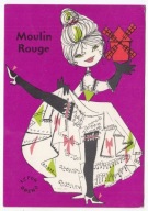 MOULIN ROUGE KABARET PARYŻ REKLAMA 1961