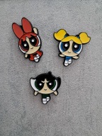 Pin przypinka broszka atomówki komplet 3szt