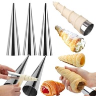 Foremki Do RUREK Z KREMEM Rurki XXL 12 cm Stal Nierdzewna