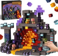 Klocki magnetyczne 100 elementów Minecraft