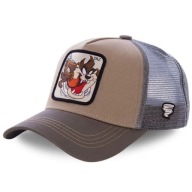 Czapka z daszkiem LOONEY TUNES TAZ Beż Brąz Trucker Diabeł Tasmański