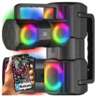 GŁOŚNIK BEZPRZEWODOWY BLUETOOTH KOLUMNA BOOMBOX PRZENOŚNY 1200W KOLUMNA