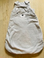 Little Nutmeg śpiworek do spania szary miś Rozmiar 0-6 miesięcy + GRATIS