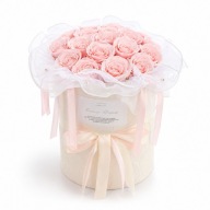 RÓŻE MYDLANE KWIATY FLOWER BOX BUKIET NA OKAZJE PUDEŁKO RÓŻA na Dzień Mamy