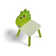 Krzesło dla Dziecka drewniane Dinozaur do stołu DLA DZIECI od 2-5 lat