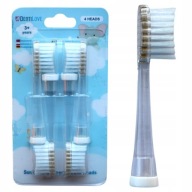 KOŃCÓWKI DO SZCZOTECZKI SEYSSO BABY PENGUIN 36 M + / 3 +RŻ 4 SZT