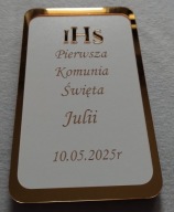Pudełko na pieniądze Pierwsza Komunia/ prezent/ pamiątka/personalizacja/