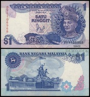 BNA - MALEZJA 1 Ringgit 1986 DY 1106968 # P27a # XF
