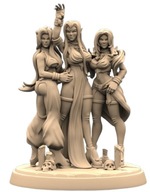 Vampire Lord Wampirzyce Narzeczone Drakuli Pinup Fantasy Druk 3D