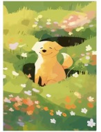 Plakat „Cute Animal World” – Urocze Plakaty do Pokoju Dziecka