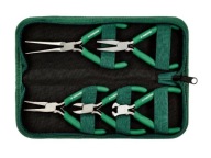 Zestaw 5 szczypiec precyzyjnych Parkside 100mm 110mm 120mm 145mm