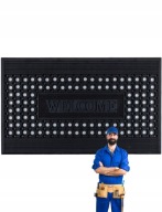 WYCIERACZKA WEJŚCIOWA GUMOWA POD DRZWI ZEWNĘTRZNA DUŻA MATA 45X75CM