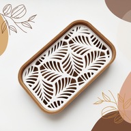 Mydelniczka wolnostojąca owalna - brązowa.