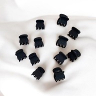 12 szt. Matowych spinek do włosów dla kobiet i dziewcząt, KLAMERKI KRABIKI