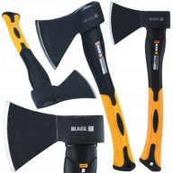 SIEKIERA MAŁA 600G TOPOREK DO DREWNA FIBERGLASS 35cm UNIWERSALNA BLACK