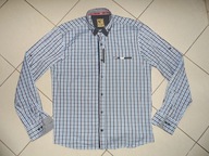 SEDNA jak NOWA BIAŁA W KRATKĘ LUXUS KOSZULA r XL 44