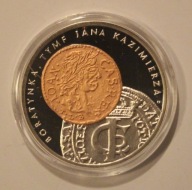 20 ZŁ ZŁOTYCH 2018 BORATYNKA - TYMF JANA KAZIMIERZA + FOLDER NBP - MENNICZA