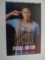 Zdjęcie 10x15 autograf Piast Gliwice Gol Michael Ameyaw sezon 2024/25