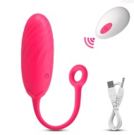 JAJKO WIBRUJĄCE DLA KOBIET SEX ZABAWKA PILOT WIBRATOR STYMULUJĄCY RÓŻOWY