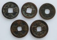 Zestaw 5 szt. Japonia Kanei Tsuho