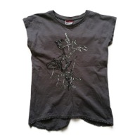 YIGGA asymetryczna bluzka z cekinami 146/152