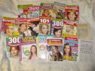 Jolki Krzyżówki Szyfro panoramy /Rewia Rozrywka 17szt