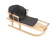Drewniane sanki tradycyjne materacyk do sanek drewnianych dzieci dorośli