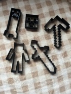 Zestaw foremek na ciastka Minecraft, druk 3d