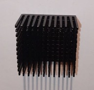 radiator aluminiowy chłodzenia 41X43X25 mm 41 X 43 X 25 czarny