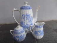 Tuppack Parowa China Blau dzbanek cukiernica mlecznik cudo