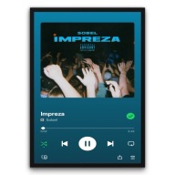 Plakat z ramą 30x40cm Impreza – Sobel rap hit muzyka | Pomysł na Prezent