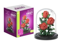 Klocki kwiaty Róże pod kloszem 221 klocki Dzień Kobiet