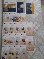 Komplet folderów do wszystkich monet i banknotu z 2025 roku - jęz. polski.