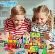Doris Klocki Magnetyczne 106 elem - Kreatywny Zestaw dla Dzieci od 3 Lat