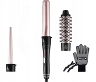 Lokówka wielofunkcyjna CkeyiN MN-C08A 3 WYMIENNE KOŃCÓWKI