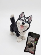 Figurka Husky z kolorowymi Oczami - Fidget Toy Druk 3D