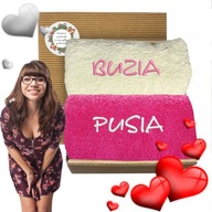 ŚMIESZNY ZESTAW RĘCZNIKÓW DLA NIEJ – PREZENT NA WALENTYNKI I DZIEŃ KOBIET